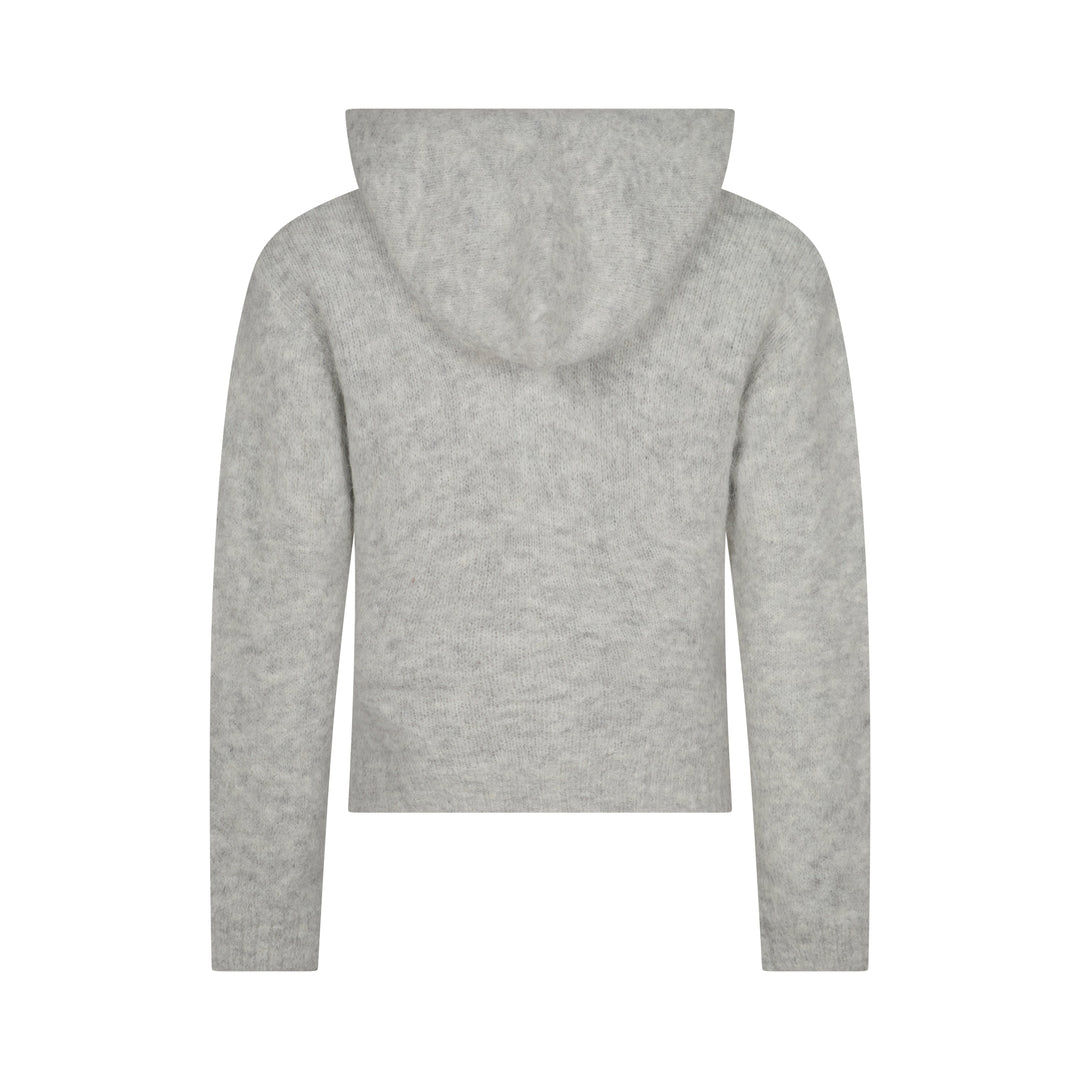 Dual Zip Hoodie - Light Grey