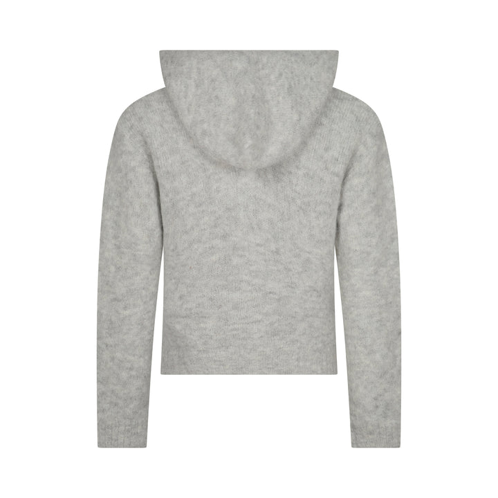 Dual Zip Hoodie - Light Grey