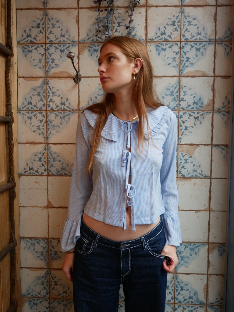 Chemise Sadie - Bleu Bébé