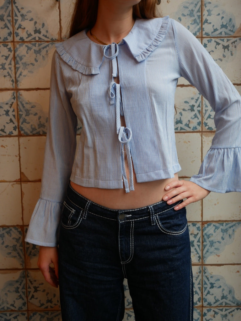 Chemise Sadie - Bleu Bébé