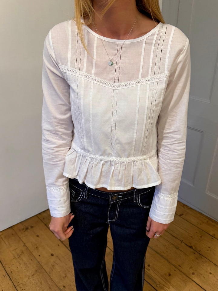 Mina Blouse - White