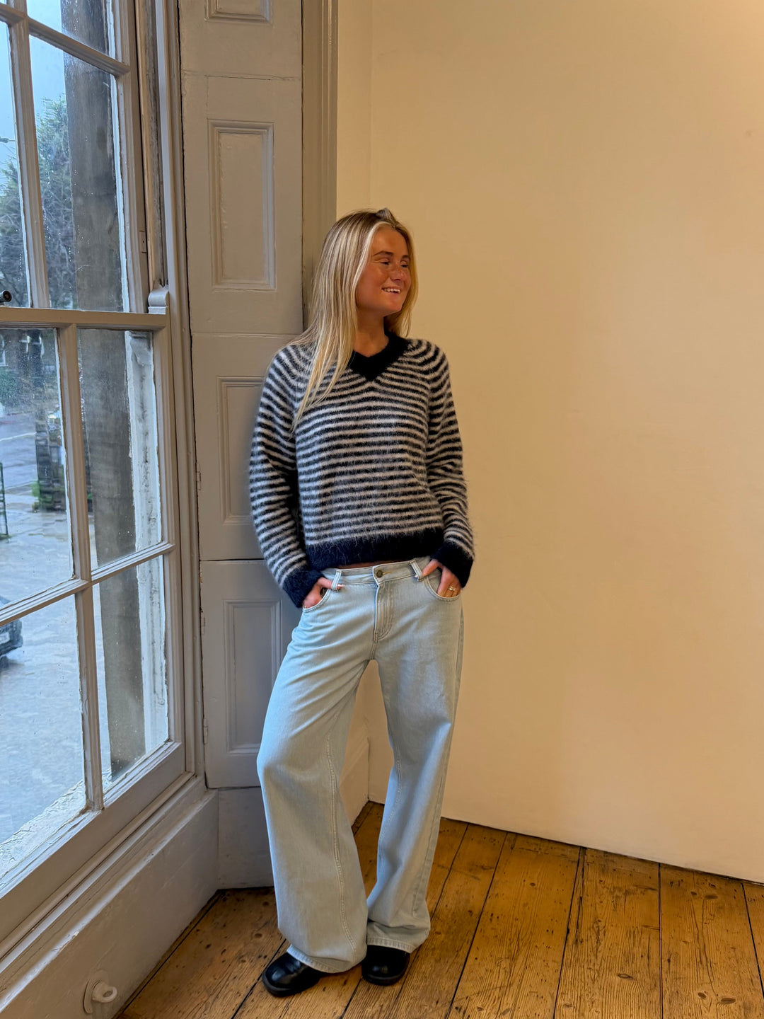 Pull Orla - Rayures marine